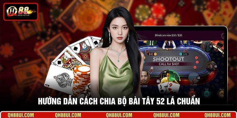 Hướng dẫn cách chia bộ bài Tây 52 lá chuẩn
